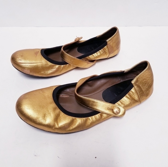 Marni Ballet Leather flat shoes - Picture 1 of 10